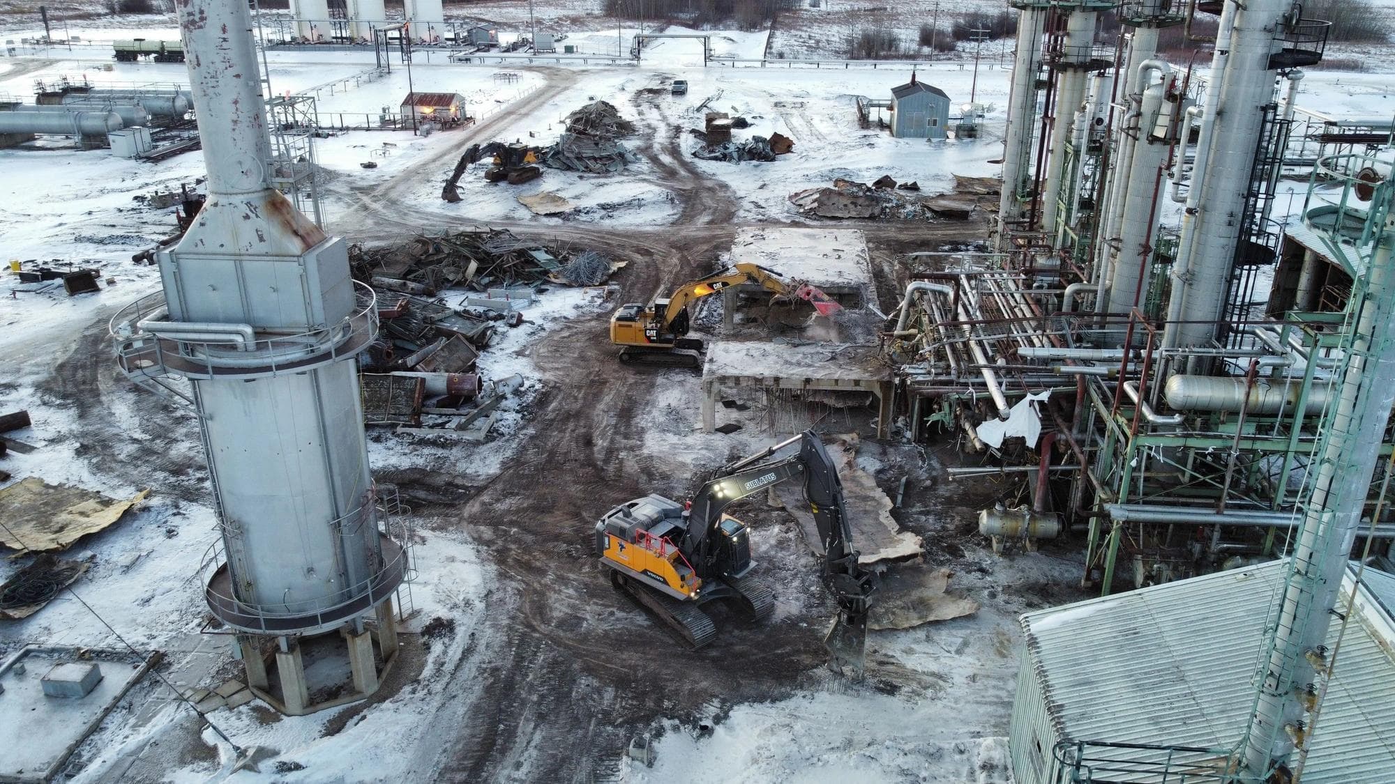 Safe Demolition in an Active Industrial Environment