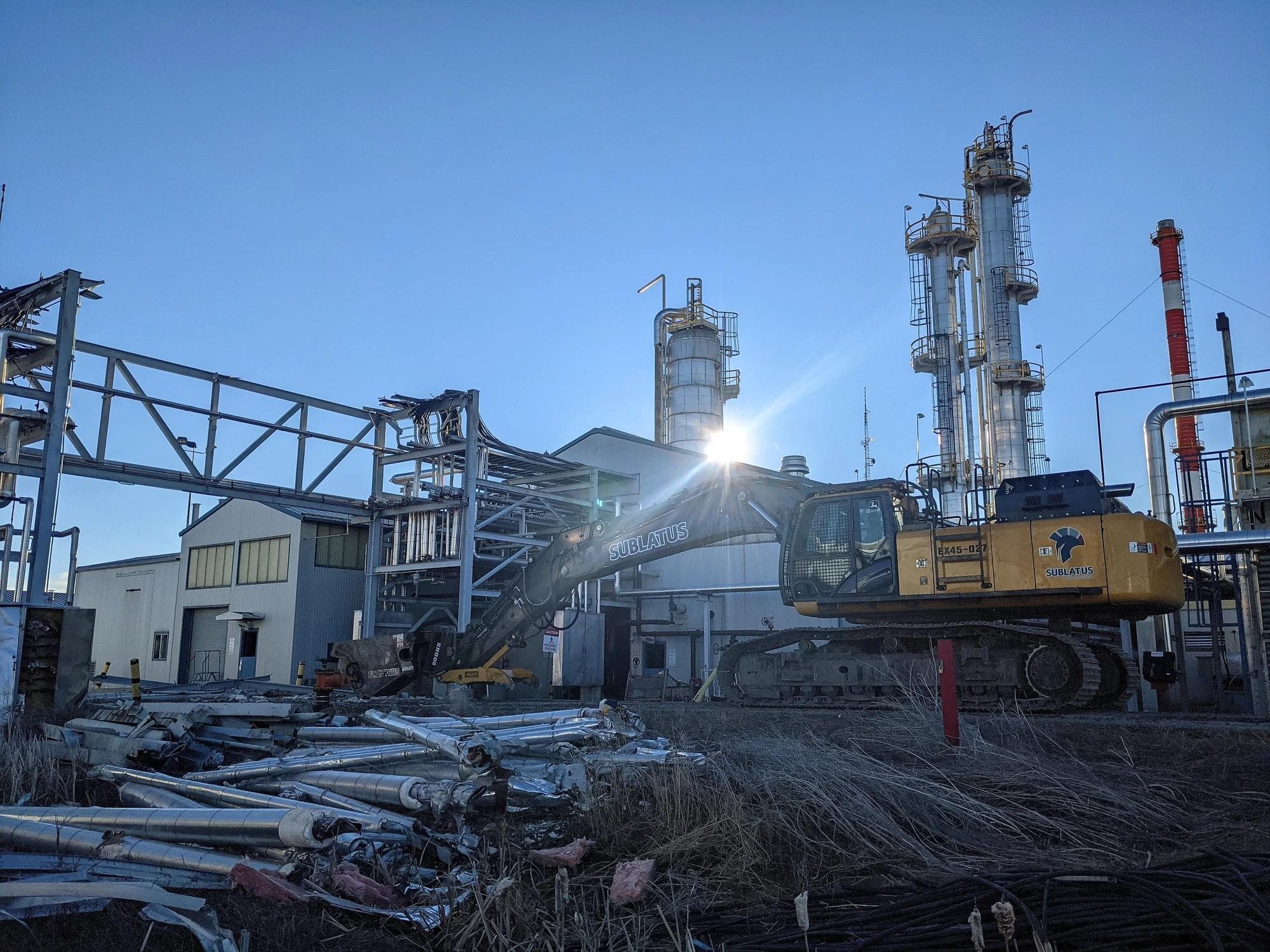 Mazeppa Gas Plant Demolition by Sublatus Environmental